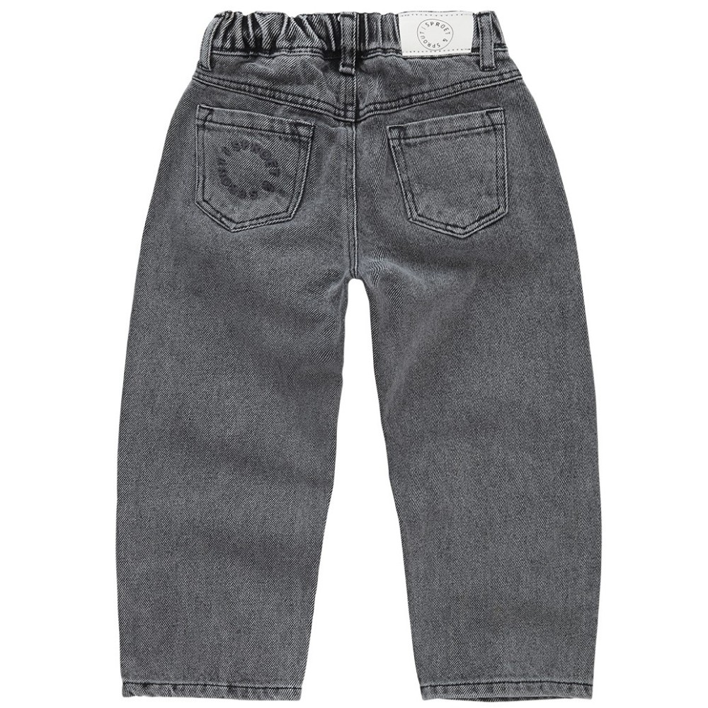 Denim Pants Washed Black