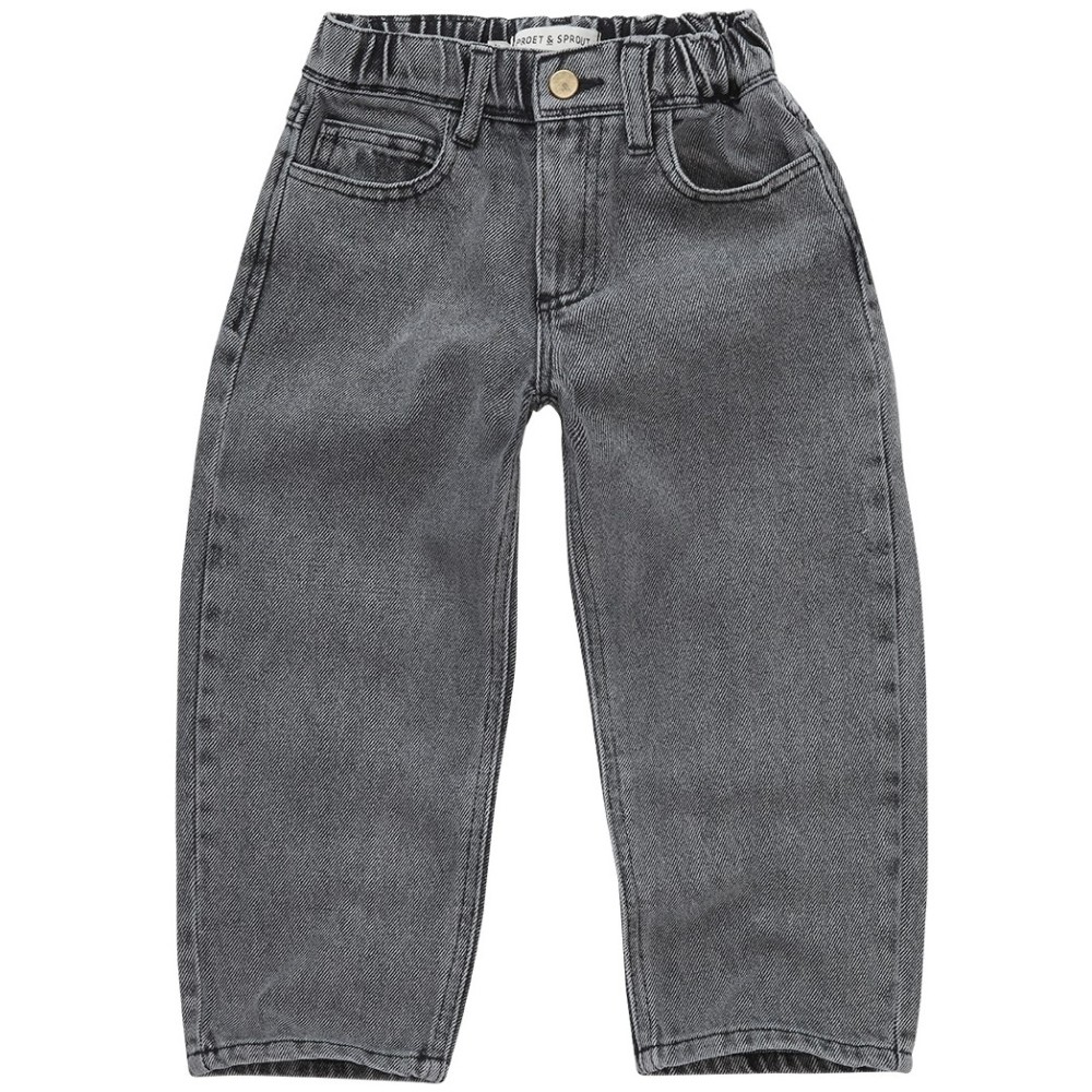 Denim Pants Washed Black
