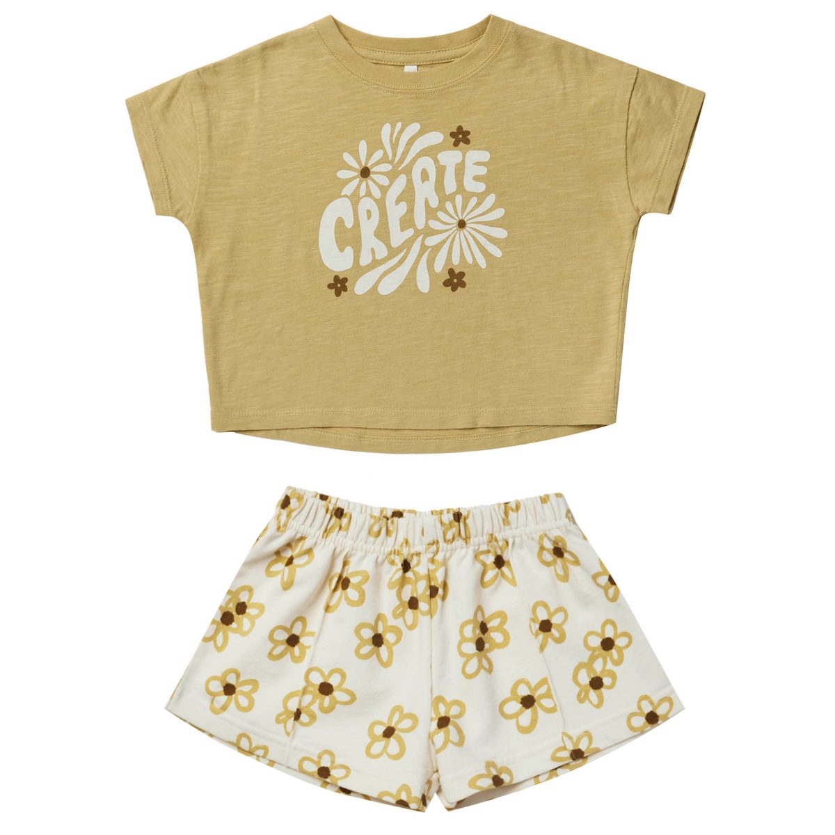 Boxy Tee Create & Track Short Daisy