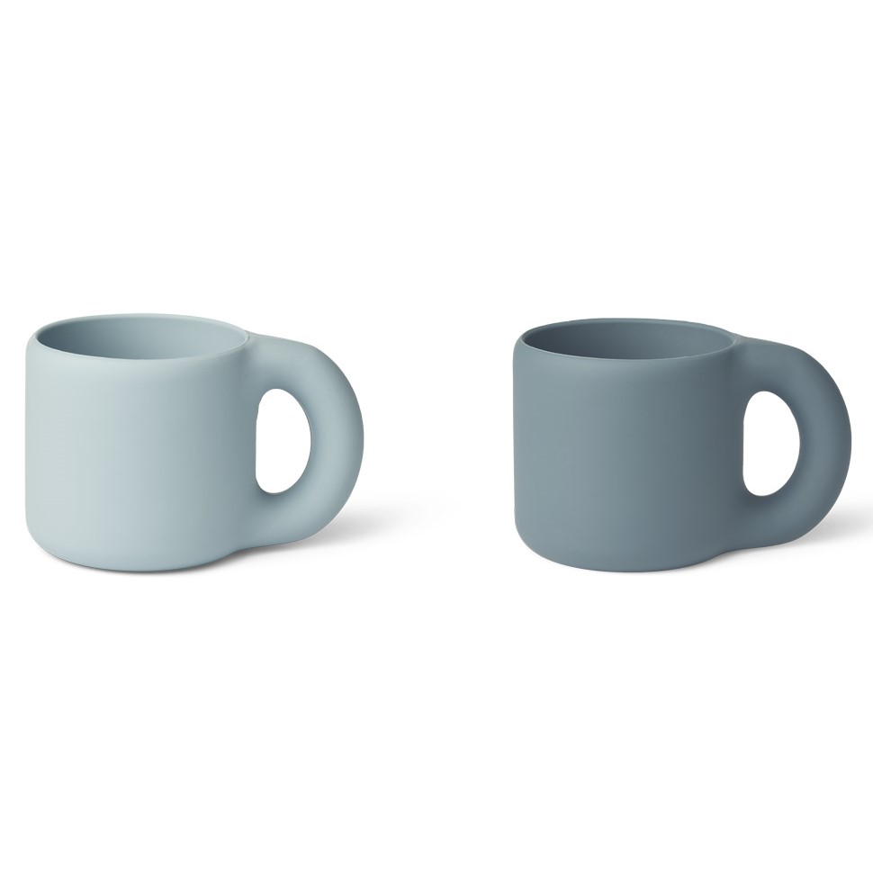 Kylie Cup 2-Pack | Sea Blue/Whale Blue Mix