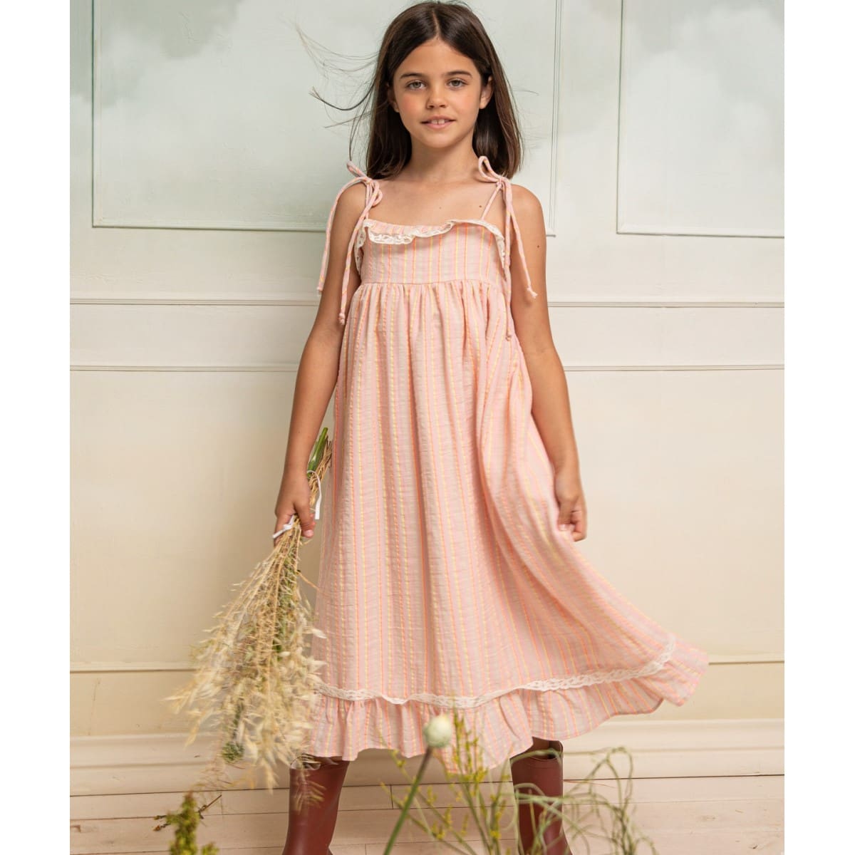 Zabon Dress in Riviere